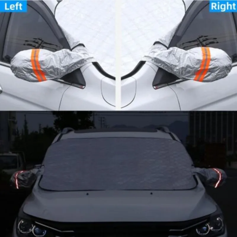 Large Magnetic Car Windscreen Cover Winter Frost Snow Protector Sunshade Anti-UV