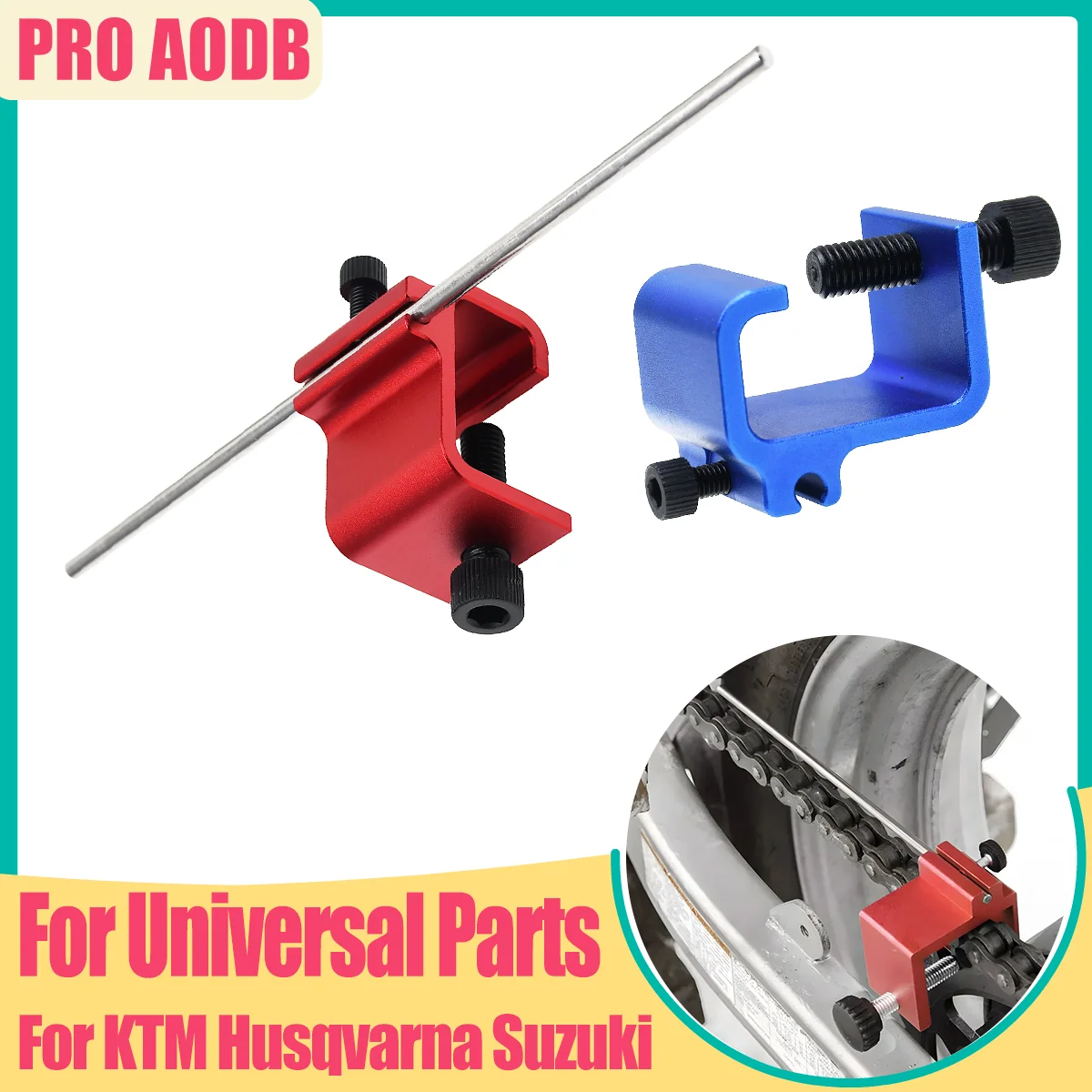 

Aluminum Motocross Chain Alignment Tool Quick Accurate Alignment Tool For Motor Scooter Sprocket Sport Dirt Bike ATV Repair