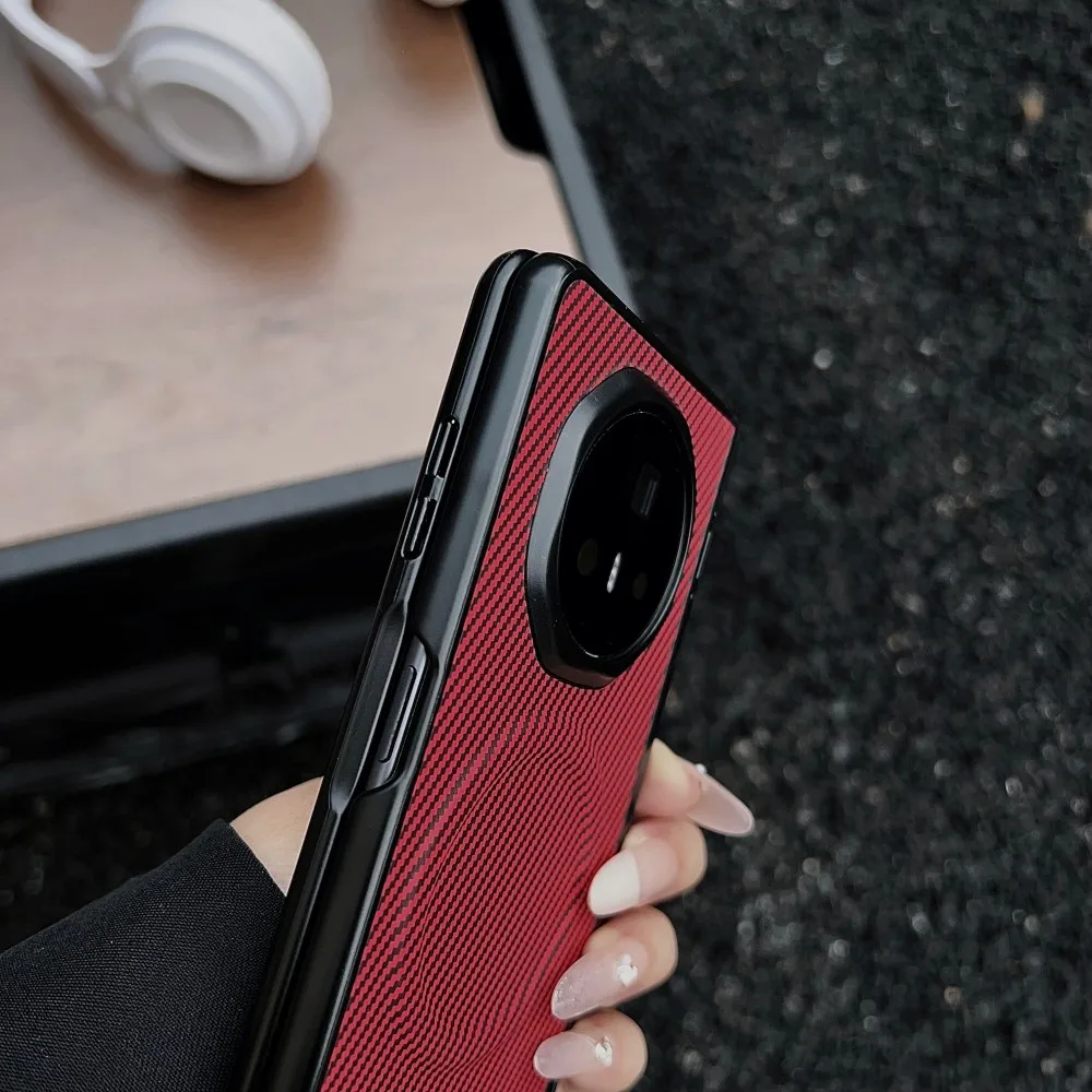 حافظة لهاتف هواوي هونور ماجيك V3 مصنوعة من ألياف الكربون الصلبة المغناطيسية MagSafe غطاء خلفي واقٍ لهاتف هونور ماجيك V3 #4