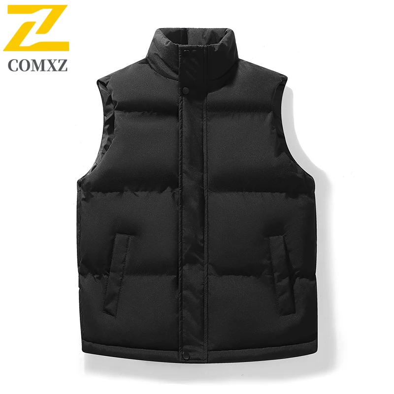 EIAO سترة عمل كبيرة الحجم للجنسين سميكة مبطنة بالصوف سترة بلا أكمام مناسبة للتخييم والصيد ملابس الشارع الشهير ملابس رياضية 2025 #5