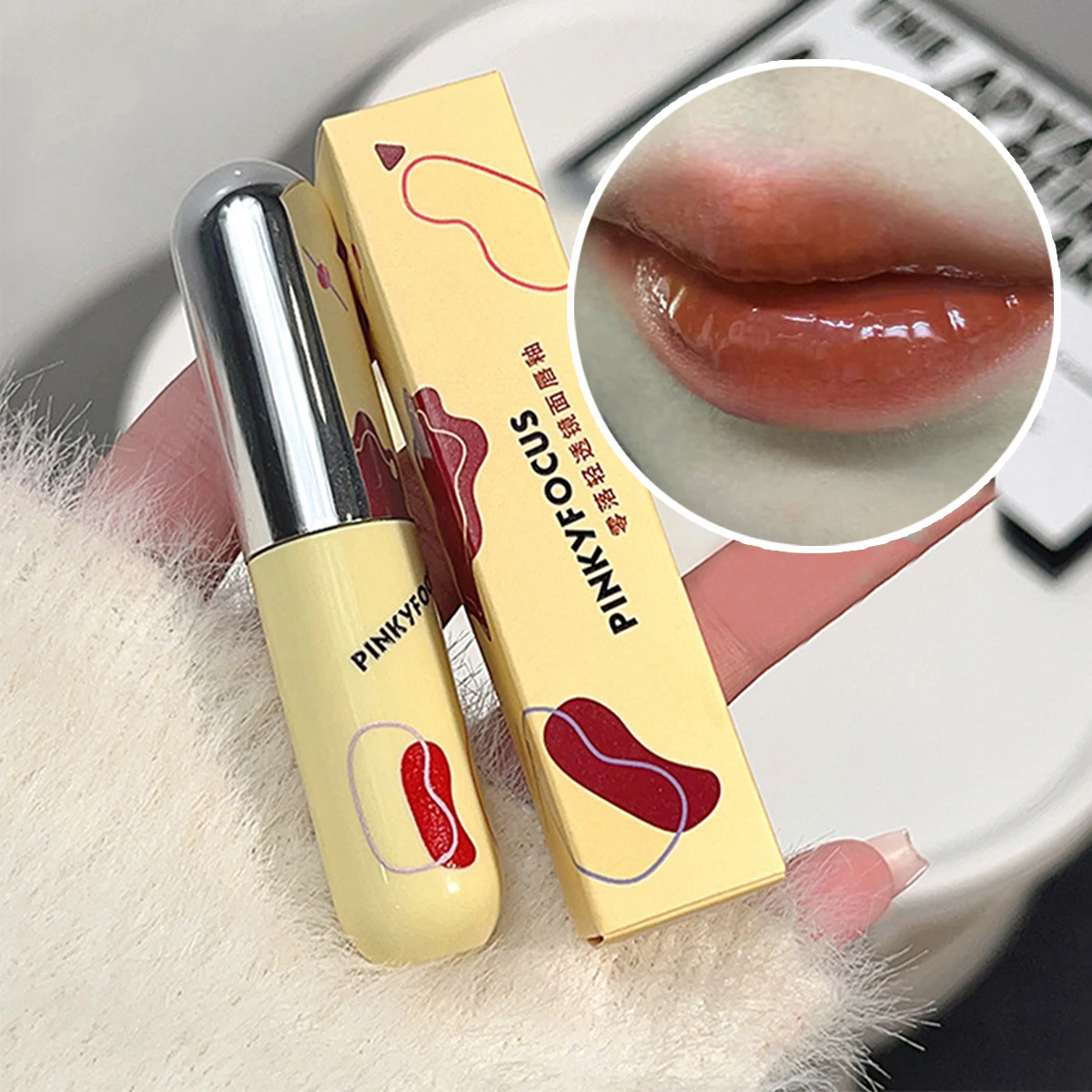 Mirror Water Lip Gloss Moisturizing Mirror Lip Glaze Crystal Jelly Lip Tint Korean Lipstick Cosmetics