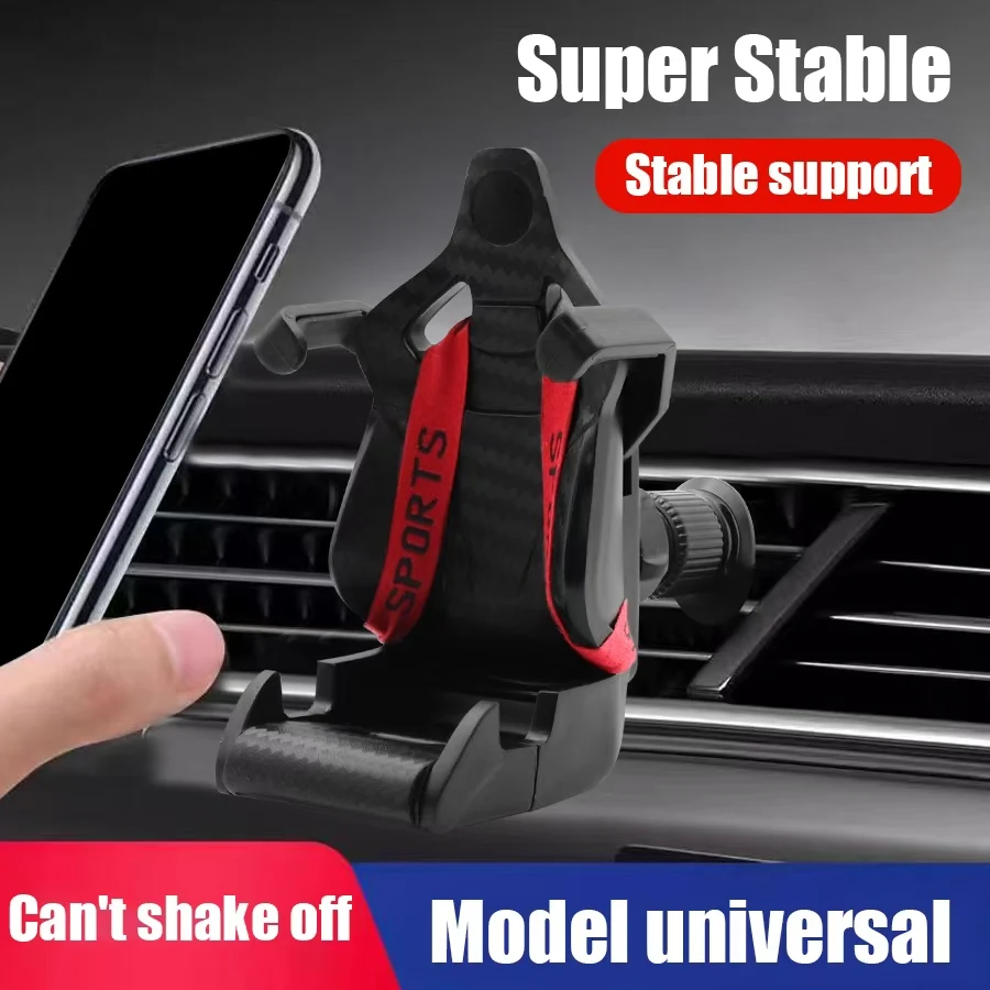 JFBONIN 2025 Universeller Auto-Handyhalter, Kreatives Automobilprodukt, Rennsitz-Handyhalter, Bestseller, Fester Halter