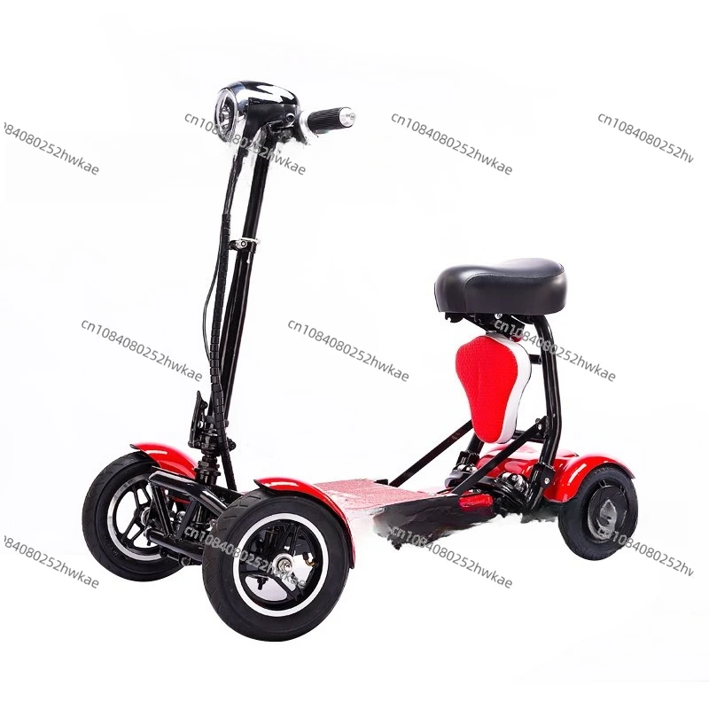 

Mini folding electric four-wheeler female small battery car adult scooter electric scooter