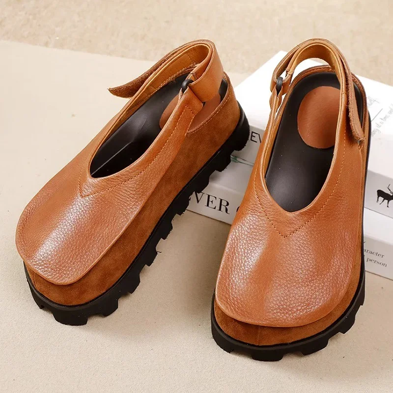 Designer Women Platform Loafers Shoes Flats Sandals Woman Casual Sneakers Summer 2025 Fashion Slides Walking Zapatillas De Mujer image 2