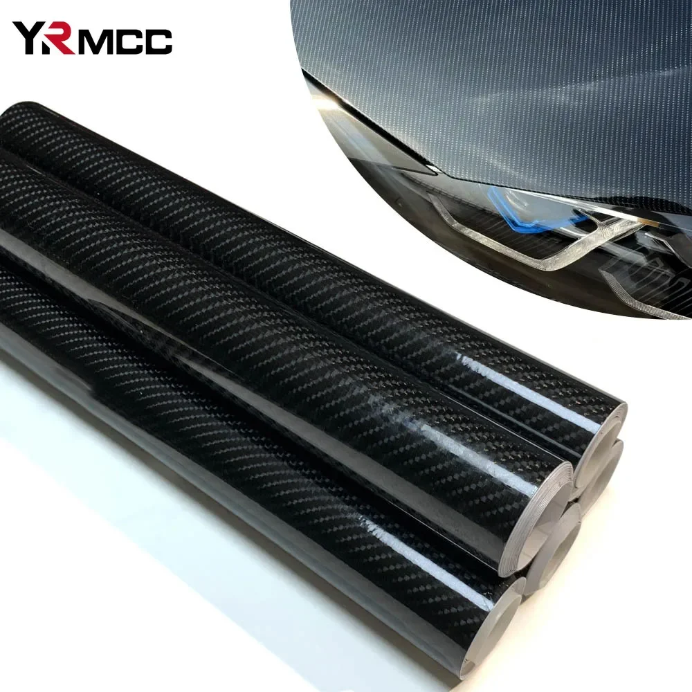 Carbon Fiber Vinyl Wrap Film Waterproof Car Sticker 6D Carbon Fiber Anti Scratch Protector Film Car Accessories for Color Change