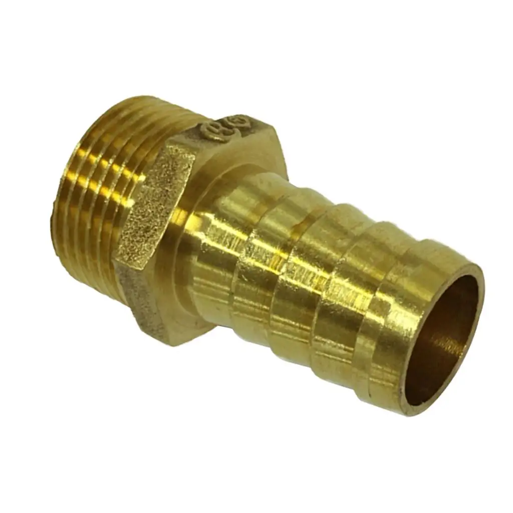 

3/4inch Brass Pneumatic Air Hose Connecter Male Fitting DIY Accessory 19mm