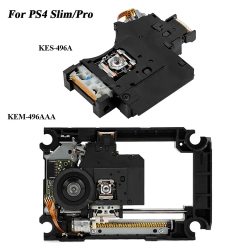 Imagen 2 del producto Nuevo Deck Original 496 lente láser para Playstation 4 PS4 Slim/Pro KES-496AAA KEM-496A lente de unidad de DVD juego unidad de DVD cabezal óptico