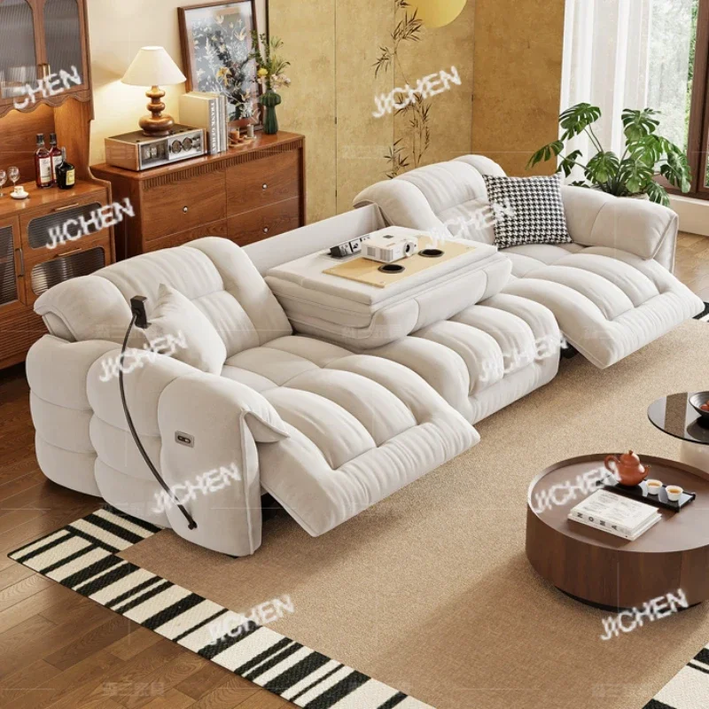 

Дизайнерское электрическое кресло-реклайнер JC в скандинавском стиле, белое, напольное, с возможностью индивидуальной настройки