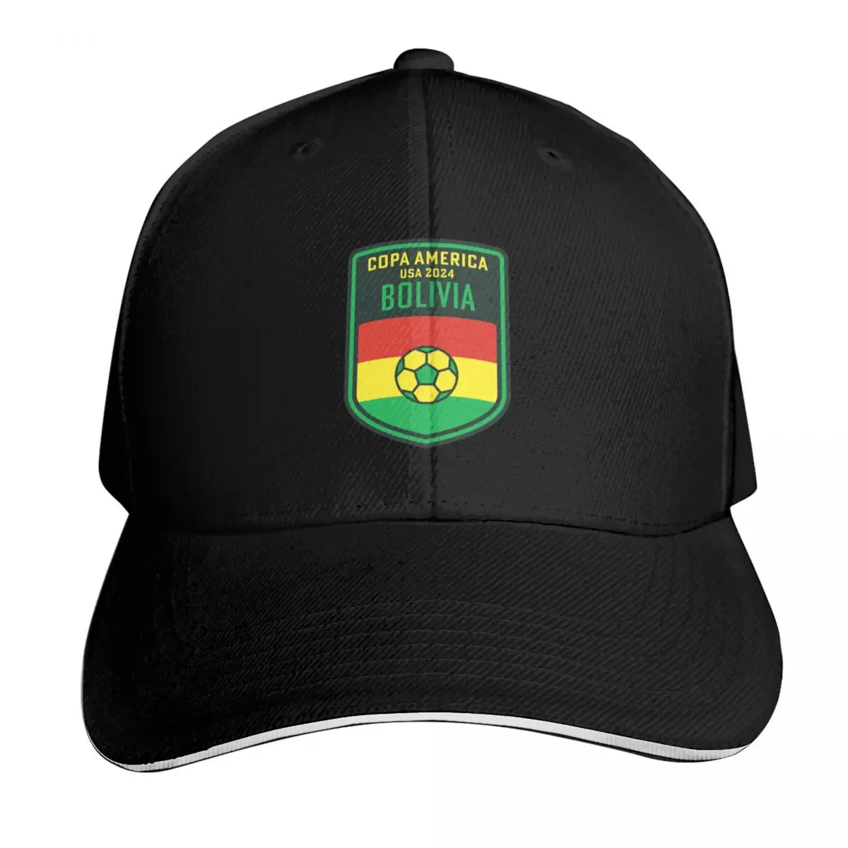 Gorra de béisbol con escudo del equipo nacional boliviano para la Copa América 2024, gorra de béisbol, gorra de tenis para hombre y mujer