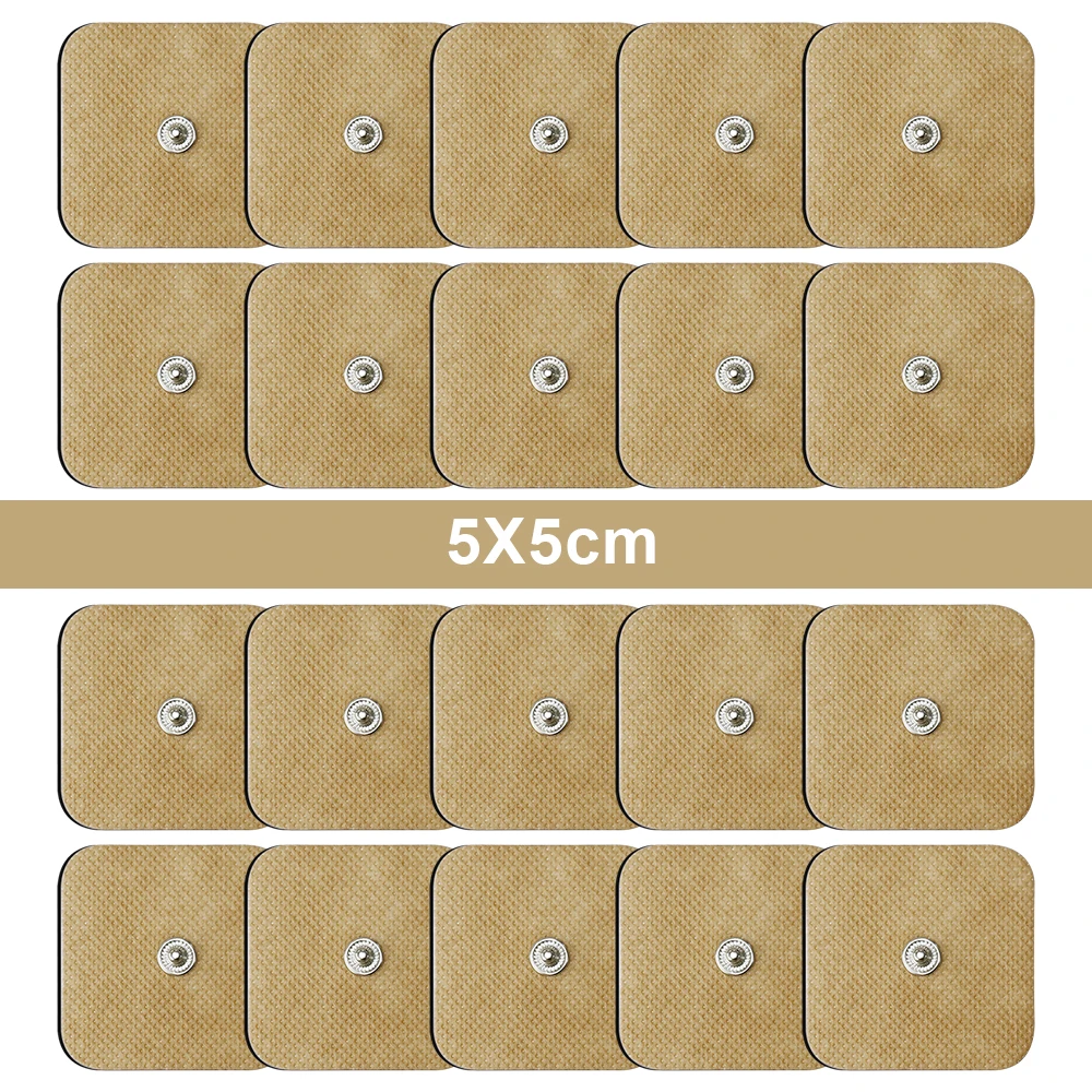 10/20Pcs Electrode Pads TENS Massage Self Adhesive Gel Electrodes Patch Replacement Digital Massager EMS Nerve Muscle Stimulator