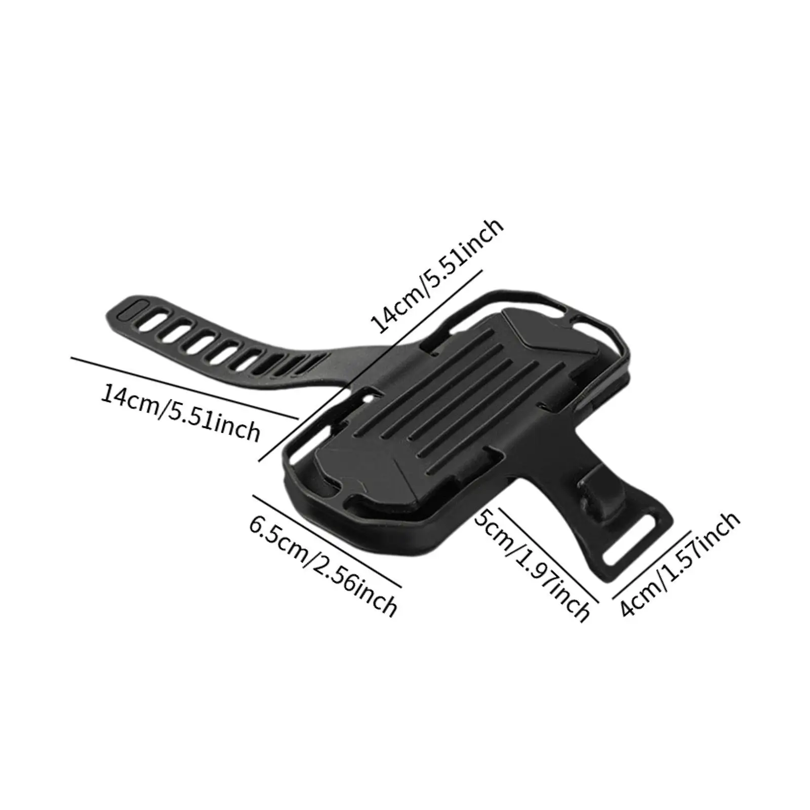 Supporto per telefono da bici e Power Bank per attacco manubrio, supporto in silicone, supporto universale per telefono da ciclismo per la maggior parte degli smartphone, nero