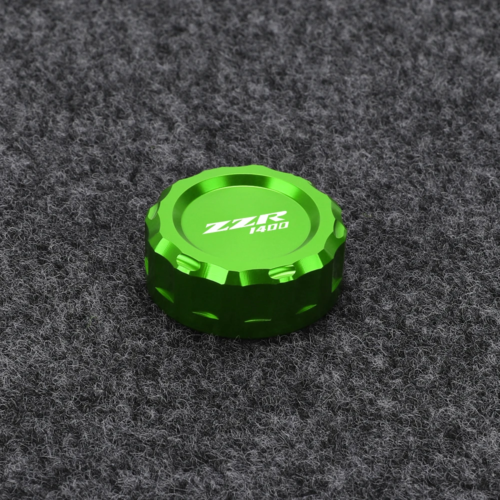 ZZR 1400 Rear Brake Fluid Cylinder Master Reservoir Cover Cap For Kawasaki ZZR1400 2006 2007 2008 2009 2010 2011 2012 2013-2016