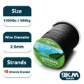 Black 1500lbs 2.5mm