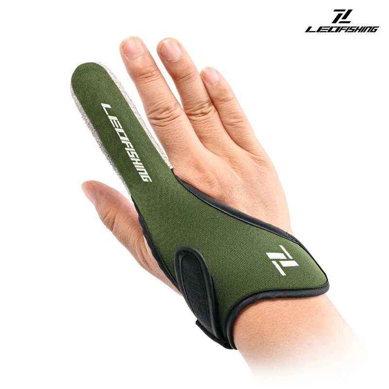 Fishing Rod Long-Distance Casting Finger Protector, Cowhide Anti-Cut Casting Finger Guard, Fishing Gear