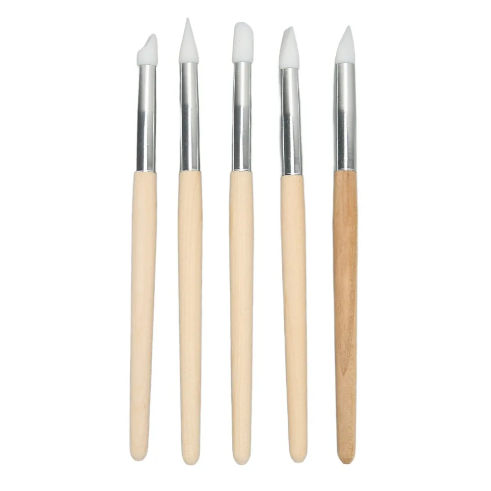 Ferramenta profissional de limpeza de mostrador de relógio, material de silicone, ponta de borracha, ferramenta de reparo de relógio, conjunto de caneta pincel de arranhões, limpeza de joias