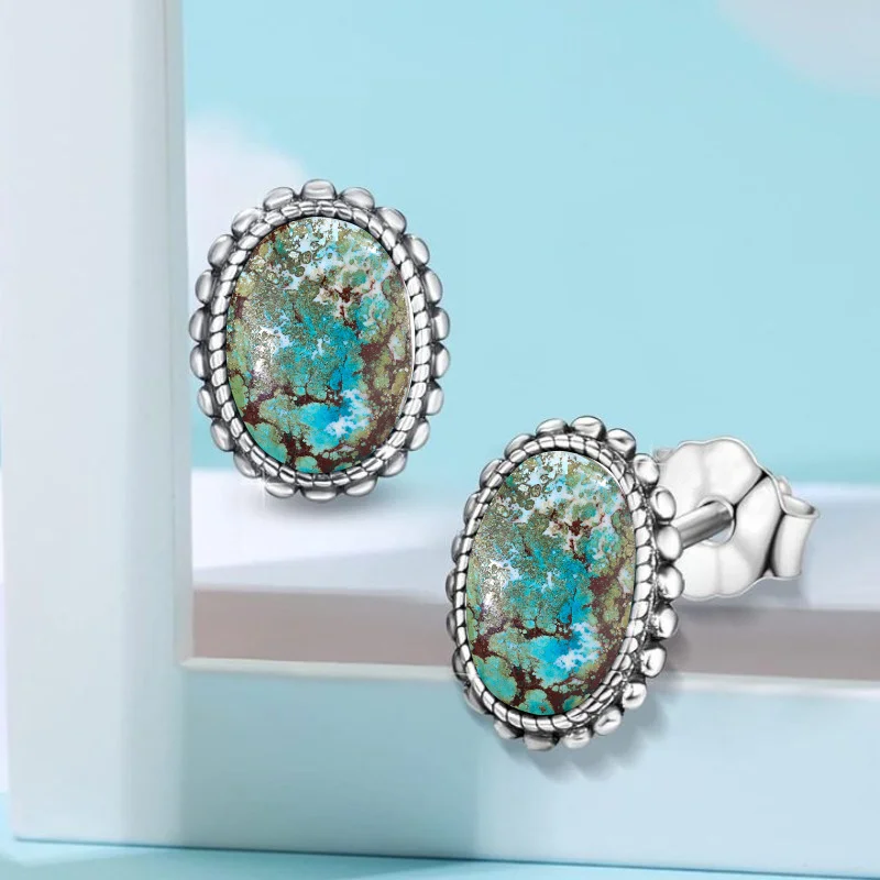 2pcs Fashionable and Exquisite Retro Bohemian Style Rotundity Earrings for Women Men Birthday Anniversary Gift Party Jewelry