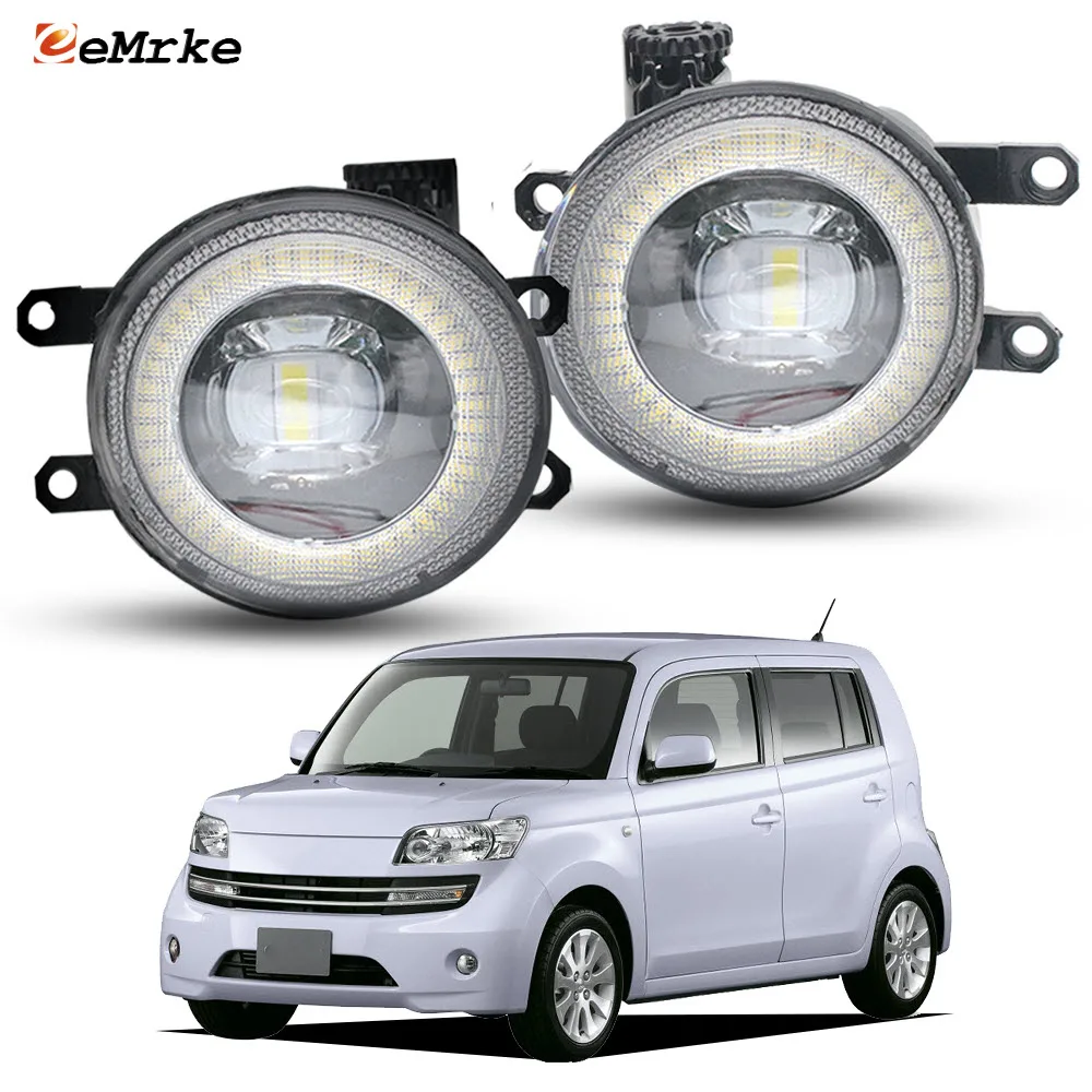 

for Daihatsu Materia Coo 2006 2007 2008 2009 2010 2011 Led Angel Eye Daytime Running Lights DRL with Lens Fog Lights Head Lamp