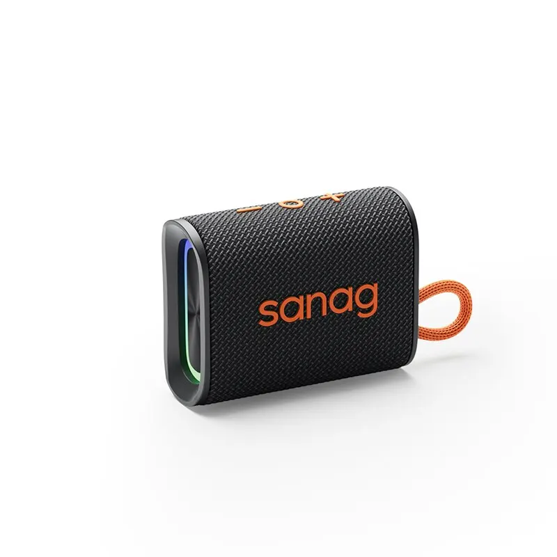 Sanag Altavoz Inalámbrico M13S Pro, Dispositivo con Bluetooth, Minialtavoz Portátil para Exterior, Control por Aplicación, Llamadas con Manos Libres, Sonido de Graves, 5 W, Impermeabilidad IPX7