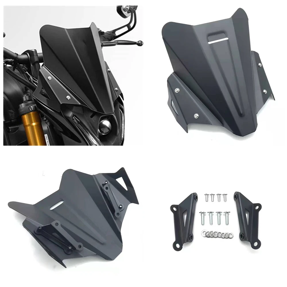 Fits for Yamaha MT 09 MT09 SP ABS MT-09 FZ-09 2013-2023 Motorcycle Windshield Front Instrument Cover Windscreen Deflector Guard