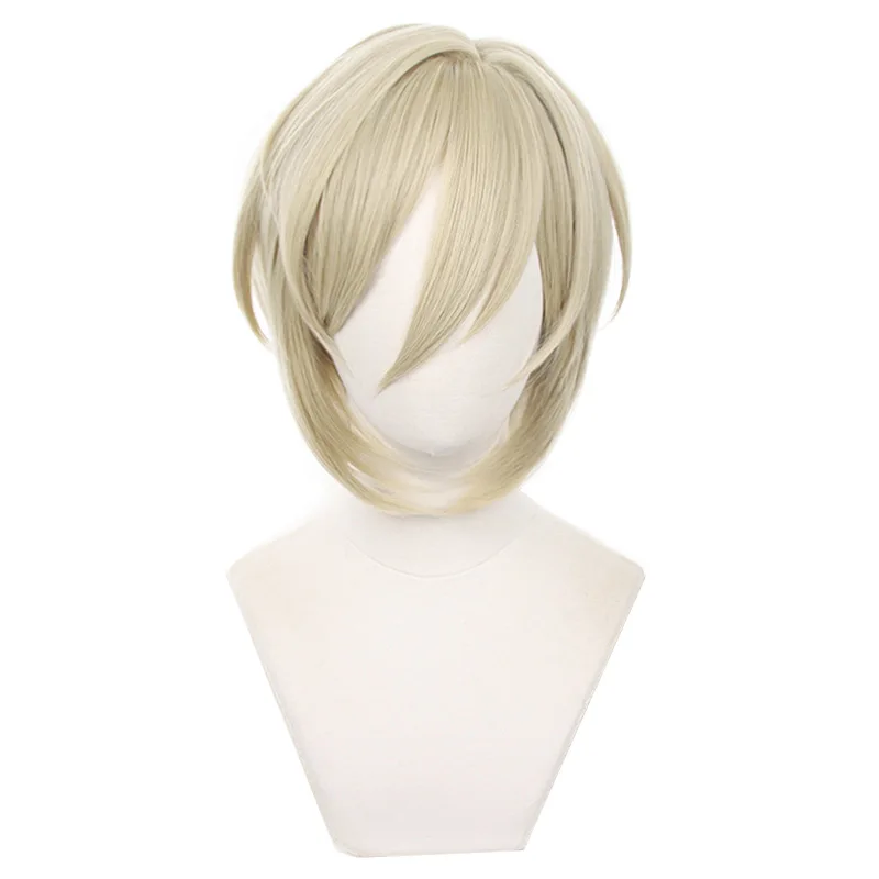 Ensemble Stars Tenshouin Epierccosplay Perruque, Perruques ES Synthétiques, Court Degré de Chaleur, Haute Qualité, 30cm