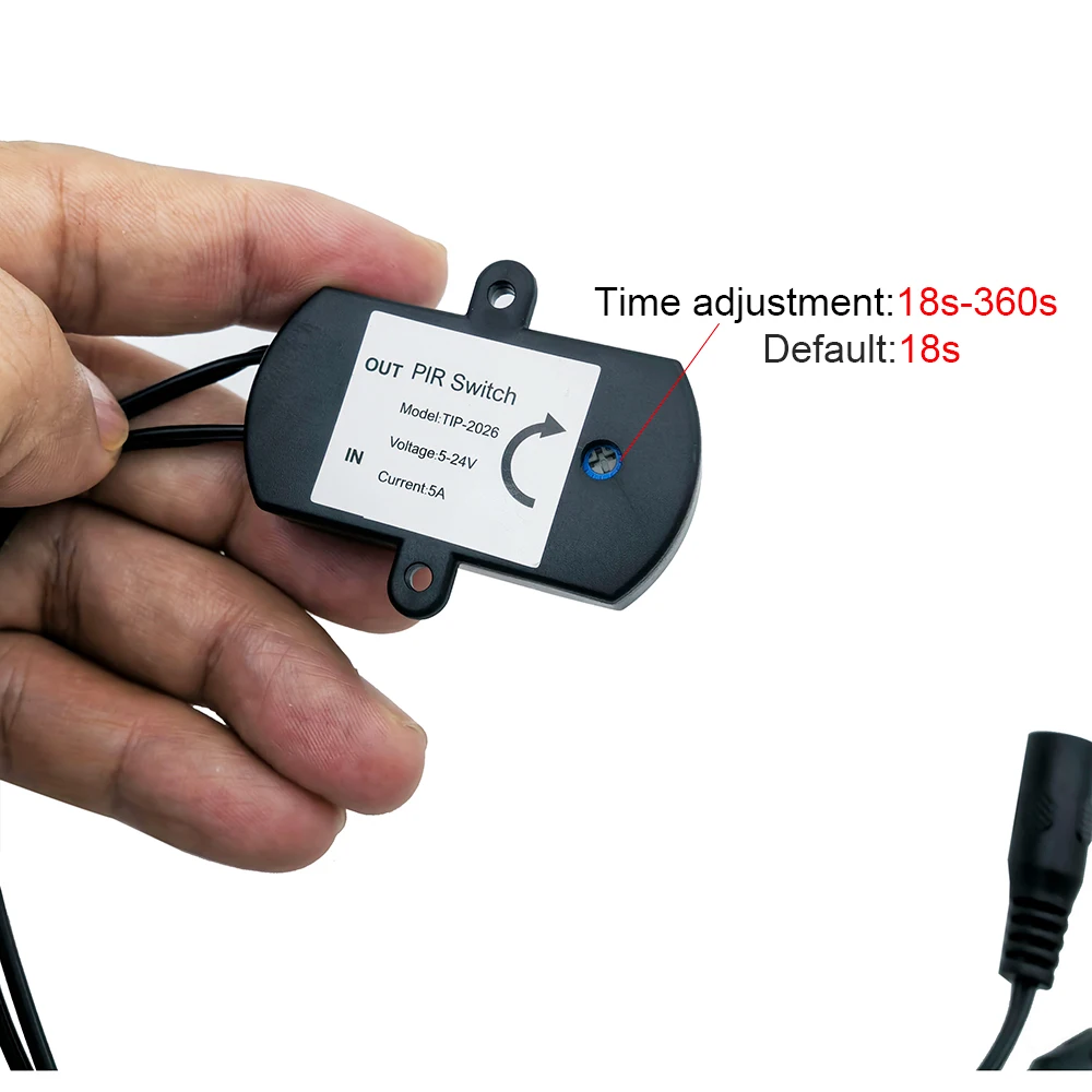 5A DC 5‑24V PIR Infrared Motion Sensor Detector Automatic Switch LED Strip USB Interface image 5