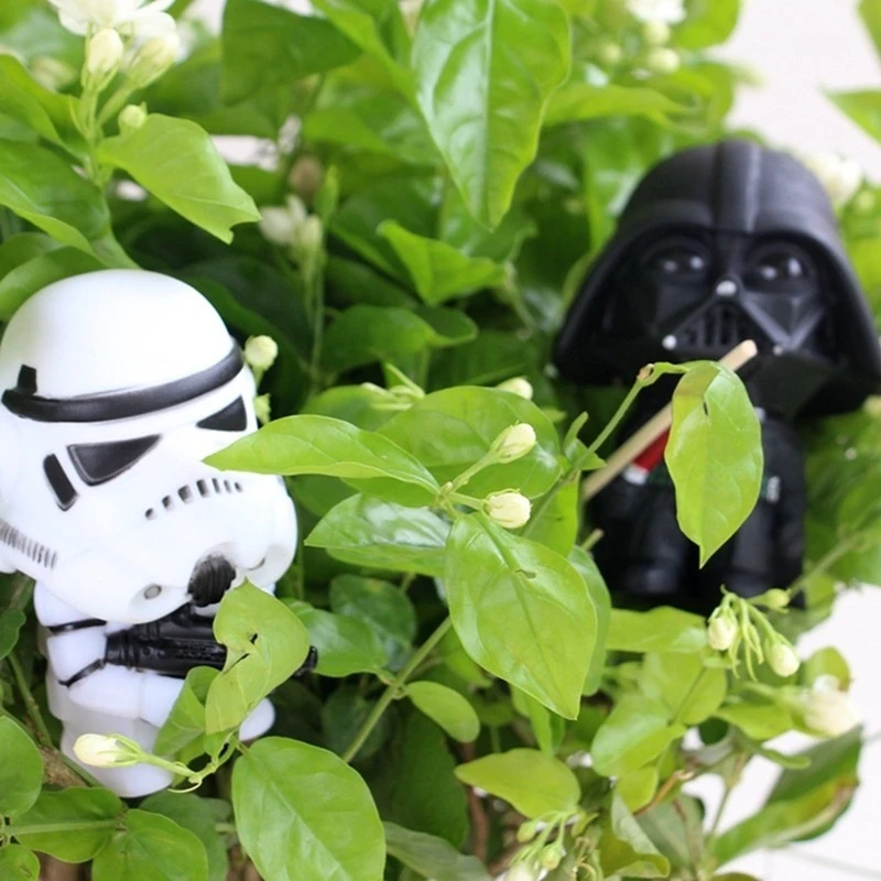 Q-Version Star Wars Black And White Soldiers Toy Handheld Doll Blind Box Desktop Decoration Ornament