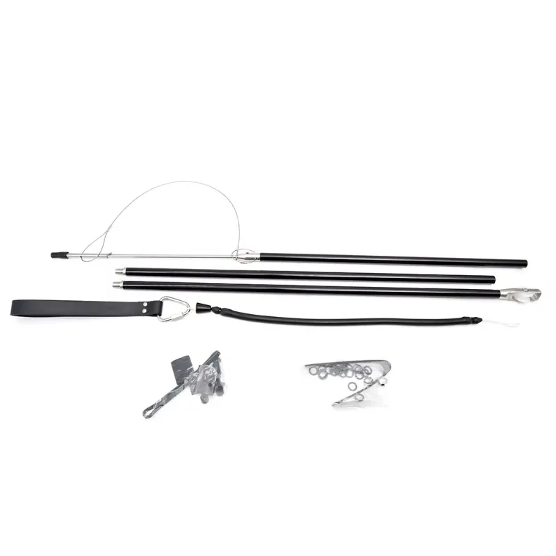 Harpoon Carbon Fiber Aluminum Roller Rod 12mm with Harpoon