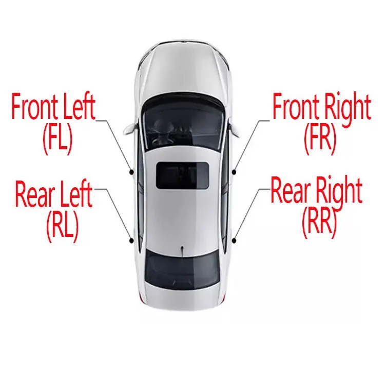 New Front Left Right Power Window Regulator w/Motor 2PIN For Mitsubishi Outlander 2003-2006, OE:MR573877 MR573878
