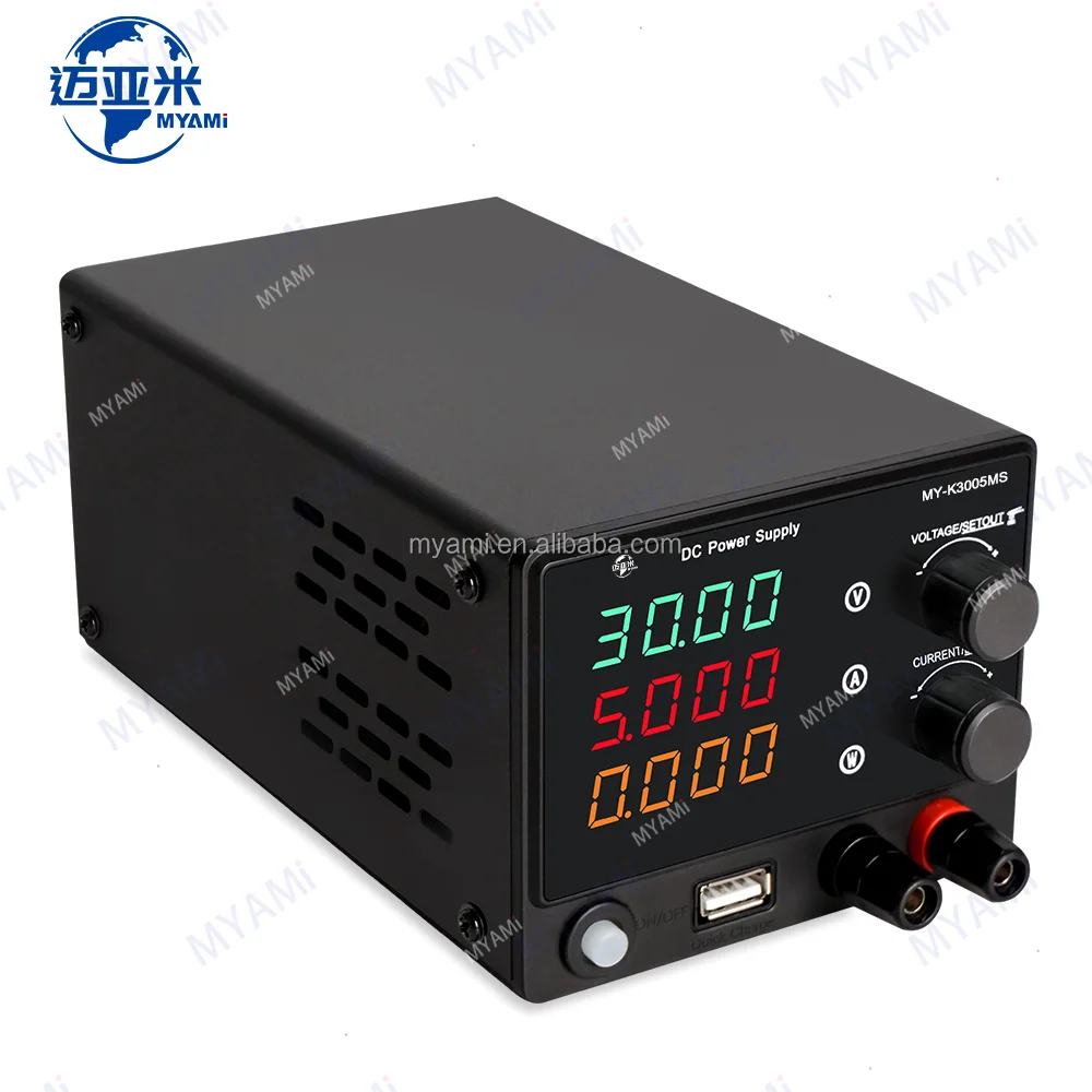 

Myami 0-30v 0-5a Adjustable Power Supply 300w 230v For Lab Design Schools Test Electroplating Industry Repair 220v Input
