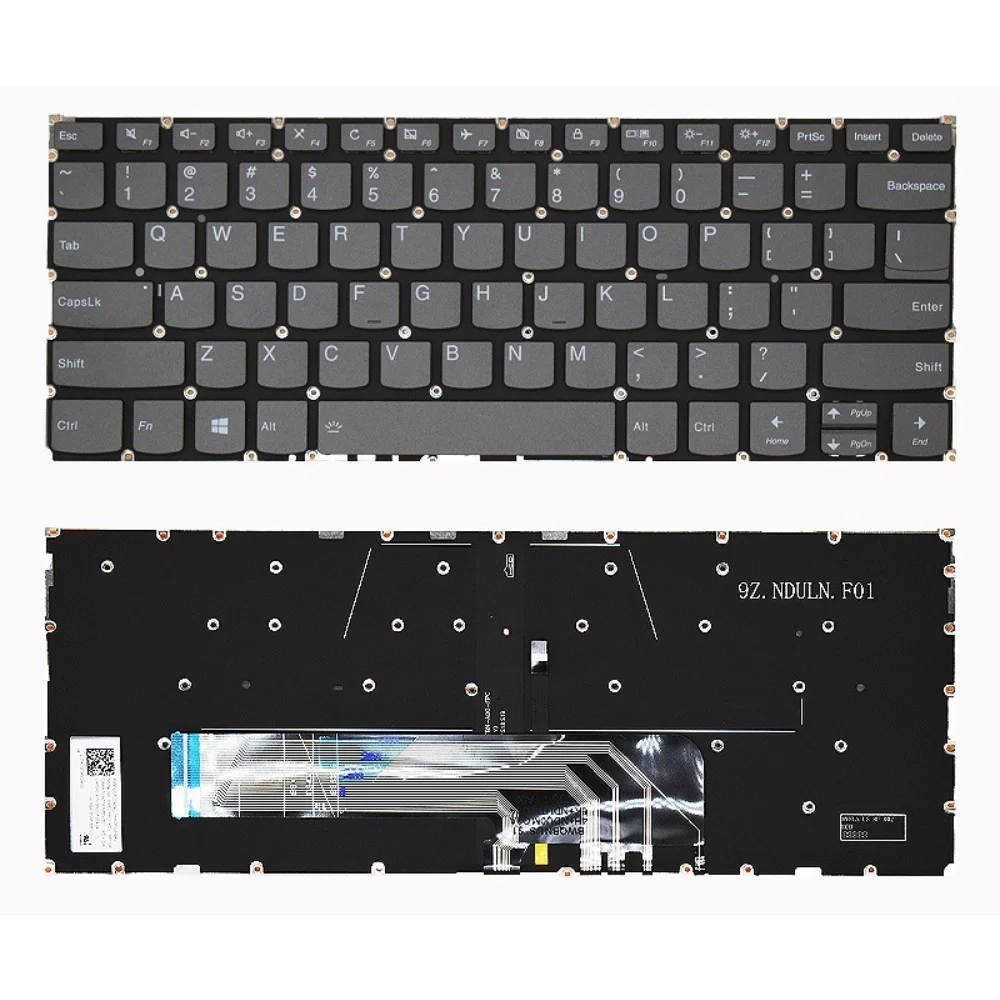 Retroiluminación del teclado del ordenador portátil de EE. UU. para Lenovo Yoga 730-13IKB 730-13IWL 730-15IKB 730-15IWL 530-14IKB Series