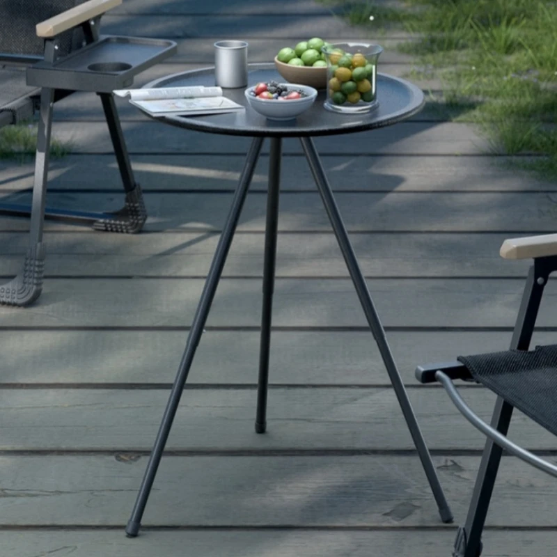 

Outdoor Camping Table Liftable Small Round Table Ultralight Convenient Folding Table Picnic Coffee Table New