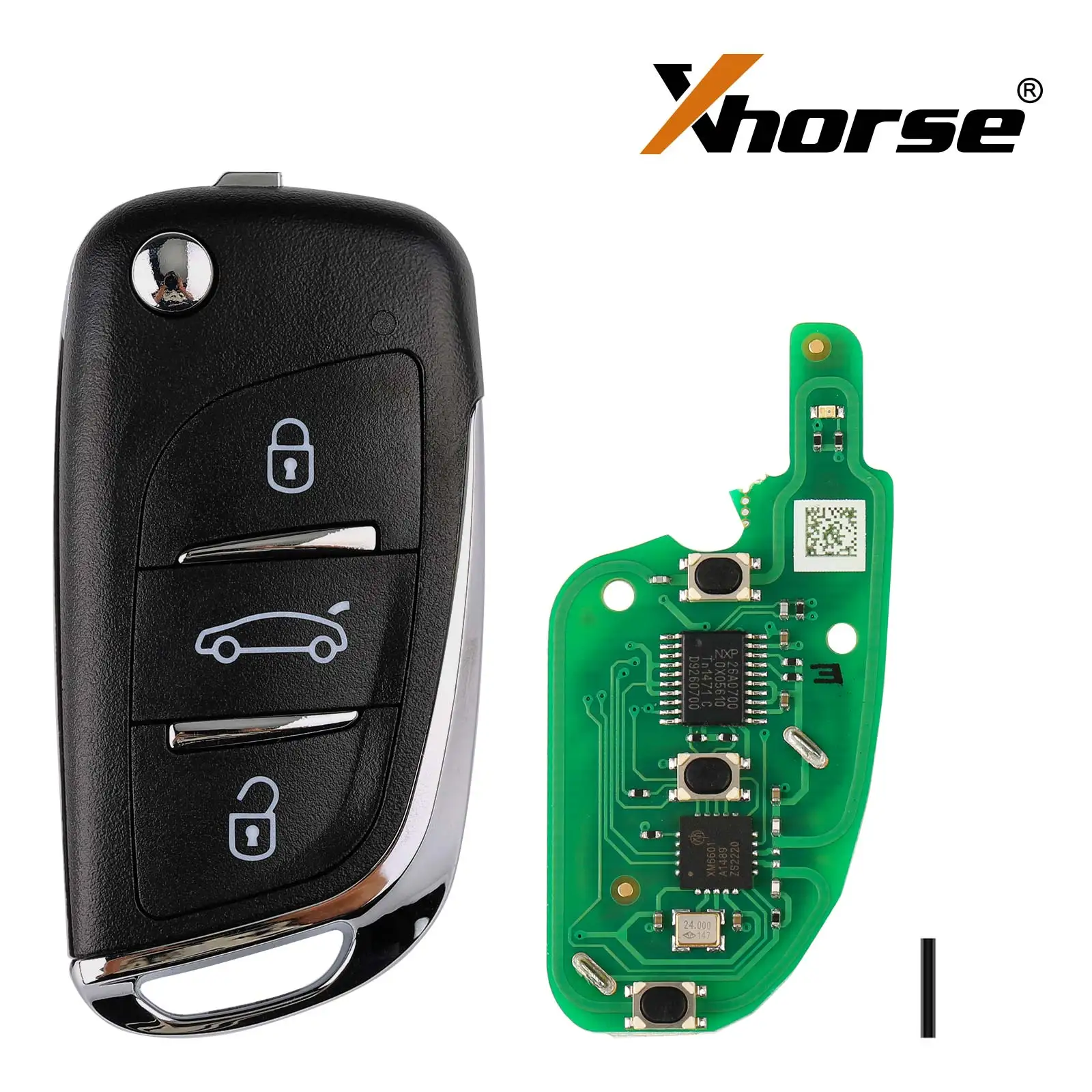 1 Pieces XHORSE XN Wireless Universal Remote Key XNDS00EN XNHO00EN XNBU01EN XNHY02EN XNAU01EN XNFO01EN XNTO00EN XNLEX0EN Key