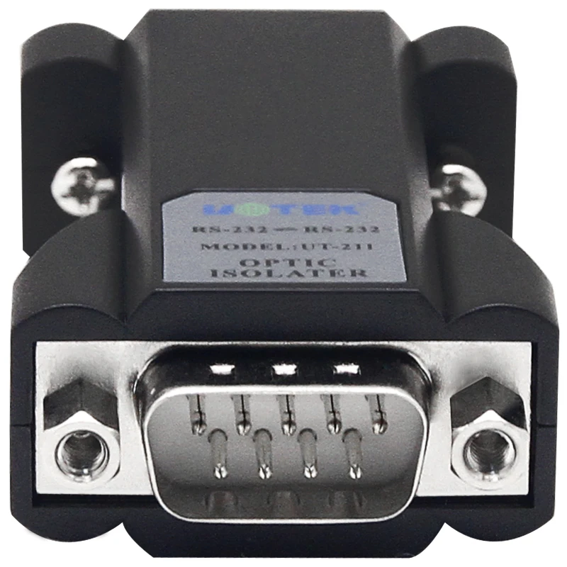 UOTEK Popular Industrial Grade RS232 RS-232 3 Bits Isolation Converter DB9 Connector 3KV ESD Isolator  Adapter UT-211