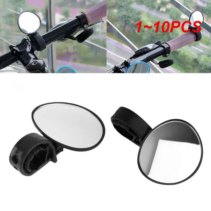 1~10PCS degree Rotate Bike Cycling MTB Mirror Handlebar Wide Angle Rear View Rearview Bike Accessories Bike Mirror