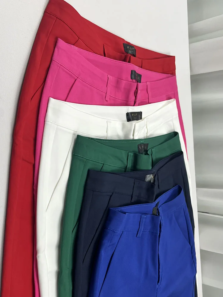 2024 Nuovo 88 centimetri Pantaloni Della Matita Vintage Sottile di Cotone Pantalones Primavera Estate Legging Pantaloni Casual A Vita Alta di Grandi Dimensioni 4xl Pantaloni Della Tuta