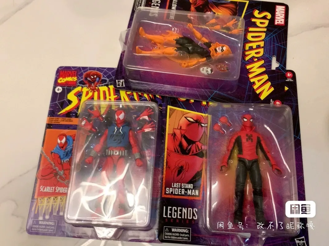 Prawdziwa legenda Marvel szkarłatny Spider Man Jack Spider Ray elewator figurka figurka dla dzieci Model prezent urodzinowy zabawka