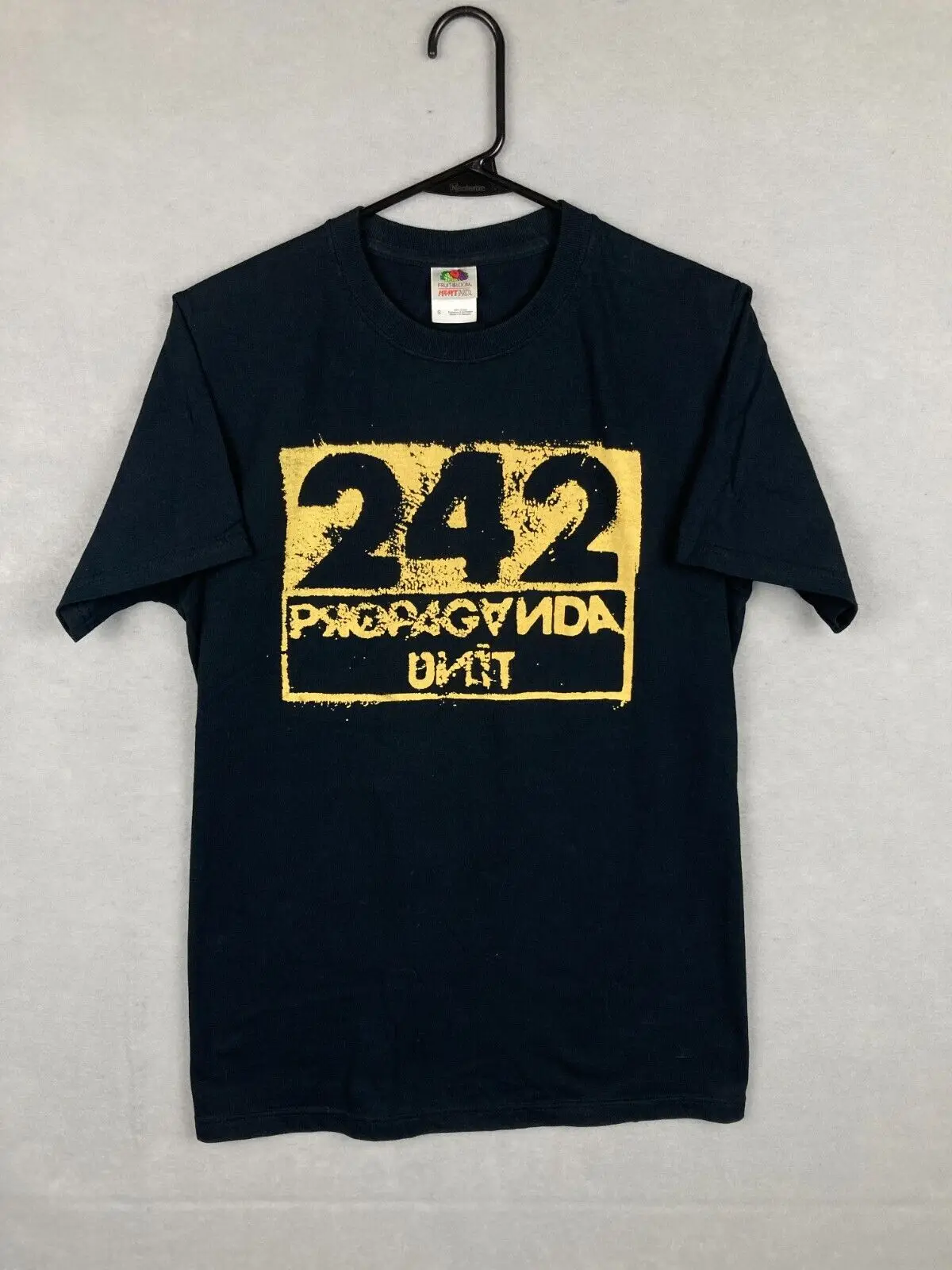 Camiseta de la unidad de propaganda frontal 242, cera Trax Records Chicago EBM Goth Punk Rave