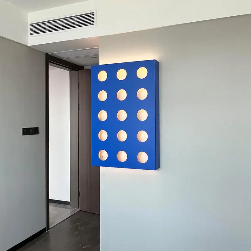 

Solid wood paint wall-mounted figure display cabinet transparent acrylic