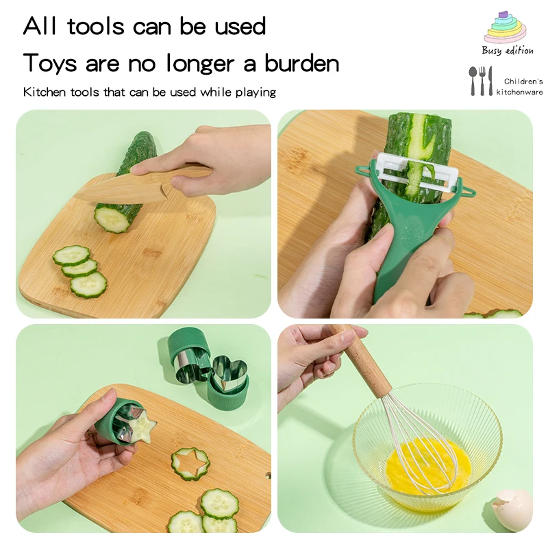 Conjunto de brinquedos de cozinha para crianças definitivos, completo com várias ferramentas de cozinha para que as crianças brincam happamente no chef