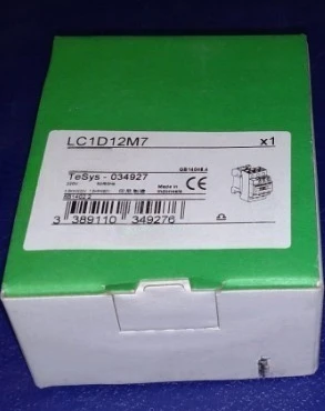

Brand new LC1D12M7 contactor -3P (3 NO) - AC-3-=440 V 12 A -220 V AC coil New original Fast delivery