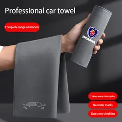 Microfiber Car Towel Cleaning Cloth Auto Care Drying Towels For Scania K250 K280 K310 K320 K490 SERIE G P S SerieX Turbo Scania