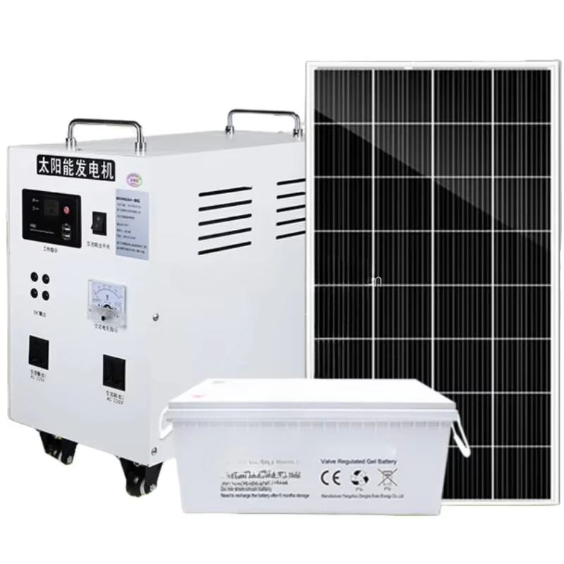 Complete 12kw Hybrid Solar Power System Monocrystalline Silicon Solar Panels MPPT Controller Lithium Ion Battery for Home Use