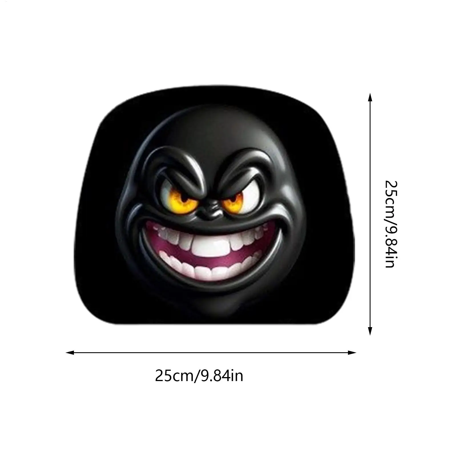 Car Headrest Cover 2-Piece Cartoon Front Seat Headrest Protector Protector Automotive Accessories For Men Women Drivers