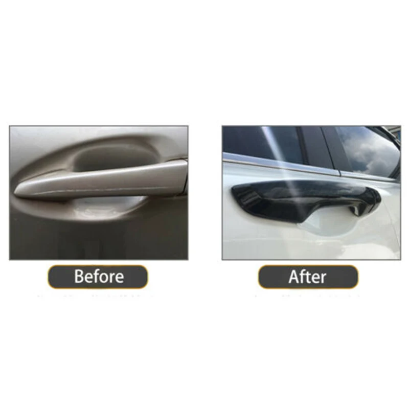 

AA-4 шт., накладка на рамку боковой дверной ручки автомобиля для Honda Civic 2006-2011, Стайлинг автомобиля из углеродного волокна