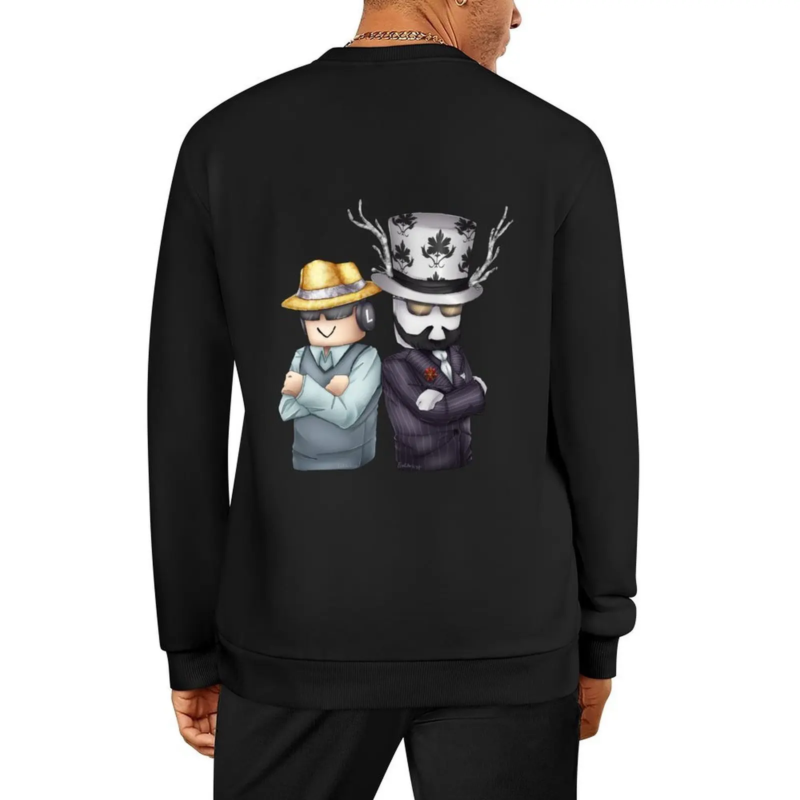 

Badcc and Asimo Pullover aesthetic clothing men clothing korean autumn clothes japanese style anime sweatshirt