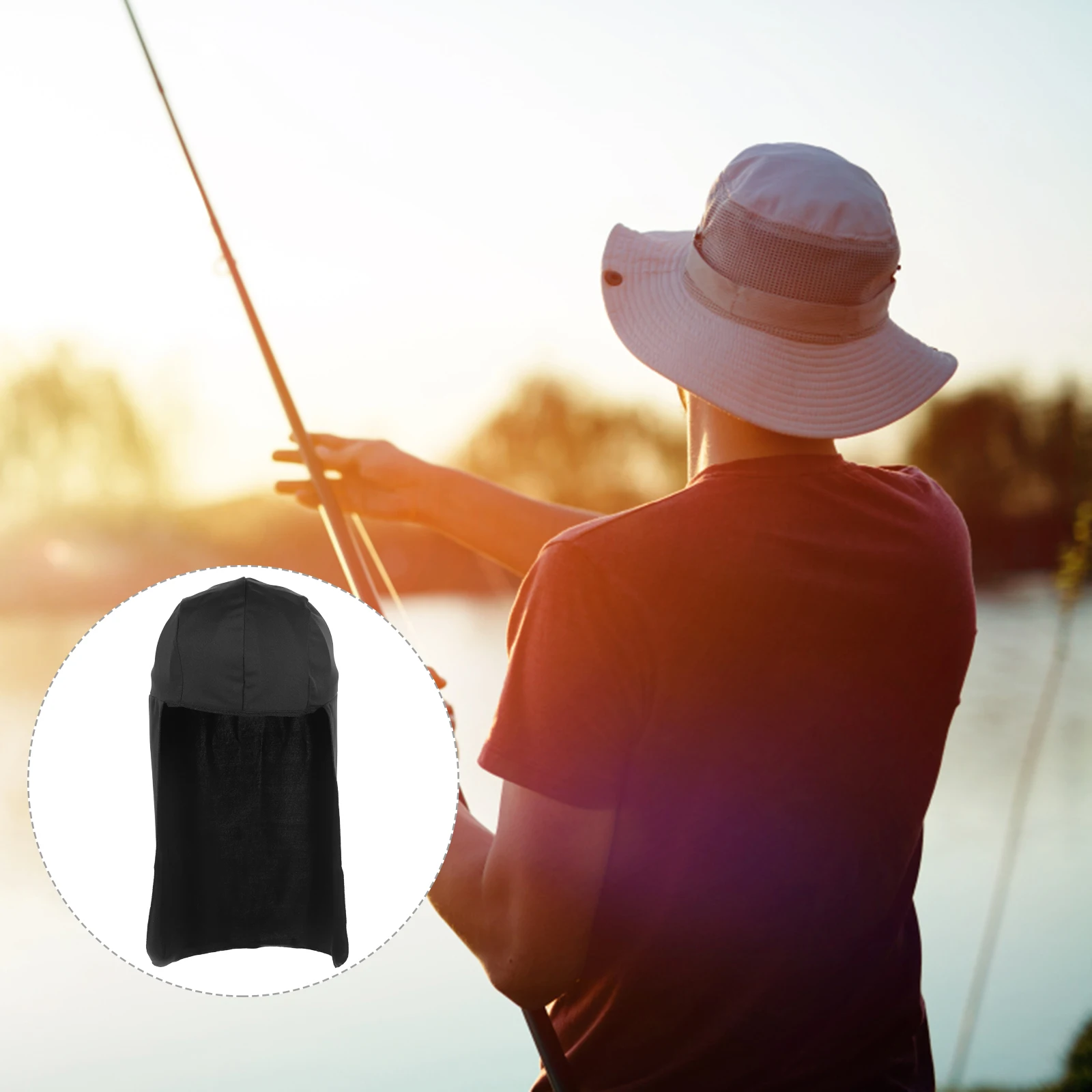 

4pcs Cycling Sun Protection Hat Elasticity UV Men Bike Cool Breathable Long Tail Head Wrap Outdoor Sports Riding Caps
