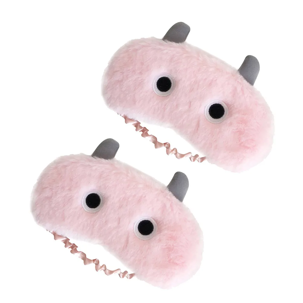 2Pcs Lightweight Comfortable Sleeping Eye Mask Super Smooth for Shift Work Siesta Travel Meeting Train Home Use Sleeping