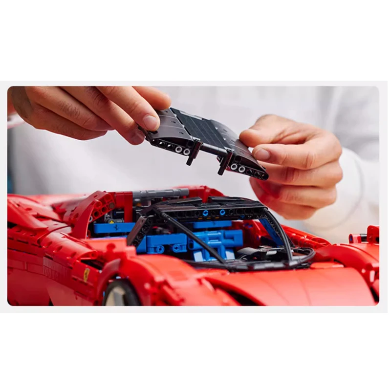 نموذج سيارة خارقة لبنات البناء ألعاب سيارات رياضية للأطفال هدايا عيد ميلاد صديقها متوافقة 3778 قطعة دايتونا الفنية SP3