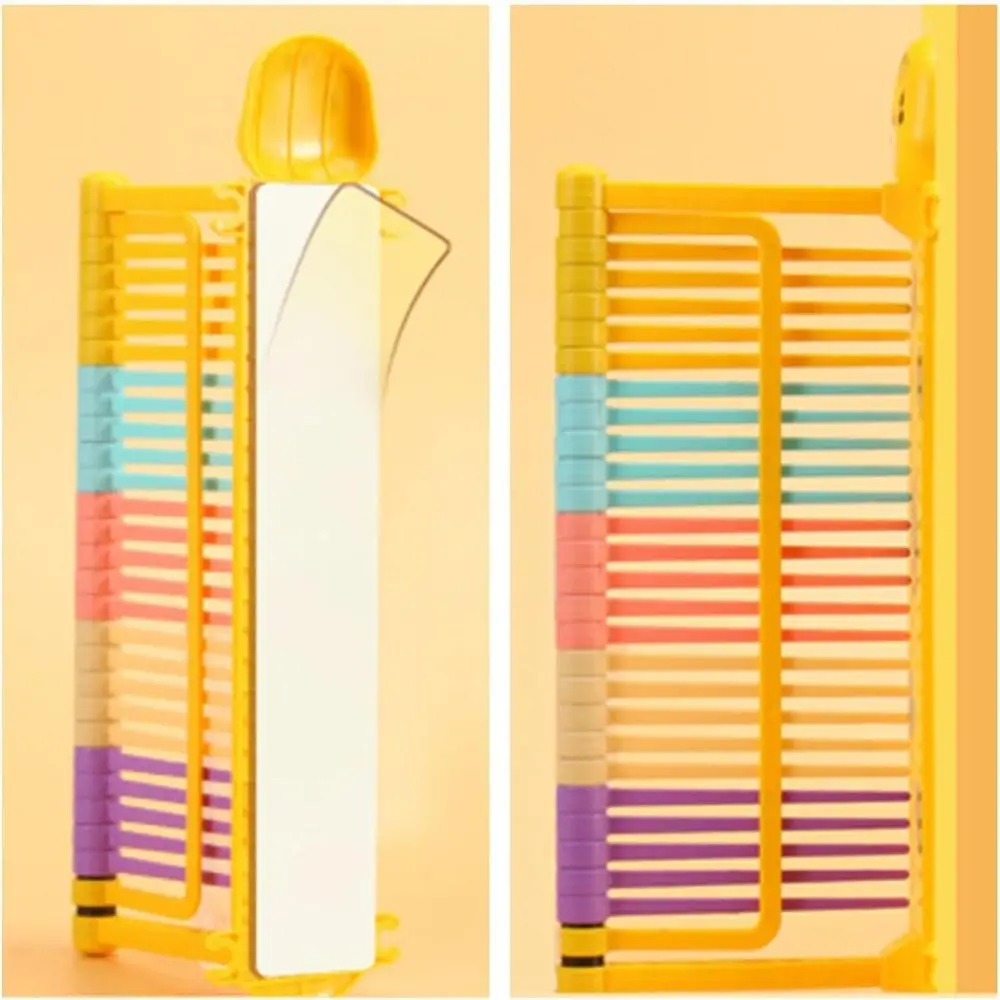 Plastic Vertical Jump Measuring Device with Adjustable Height Bouncer Training Tool Jump Test Stick Pole Animal Design