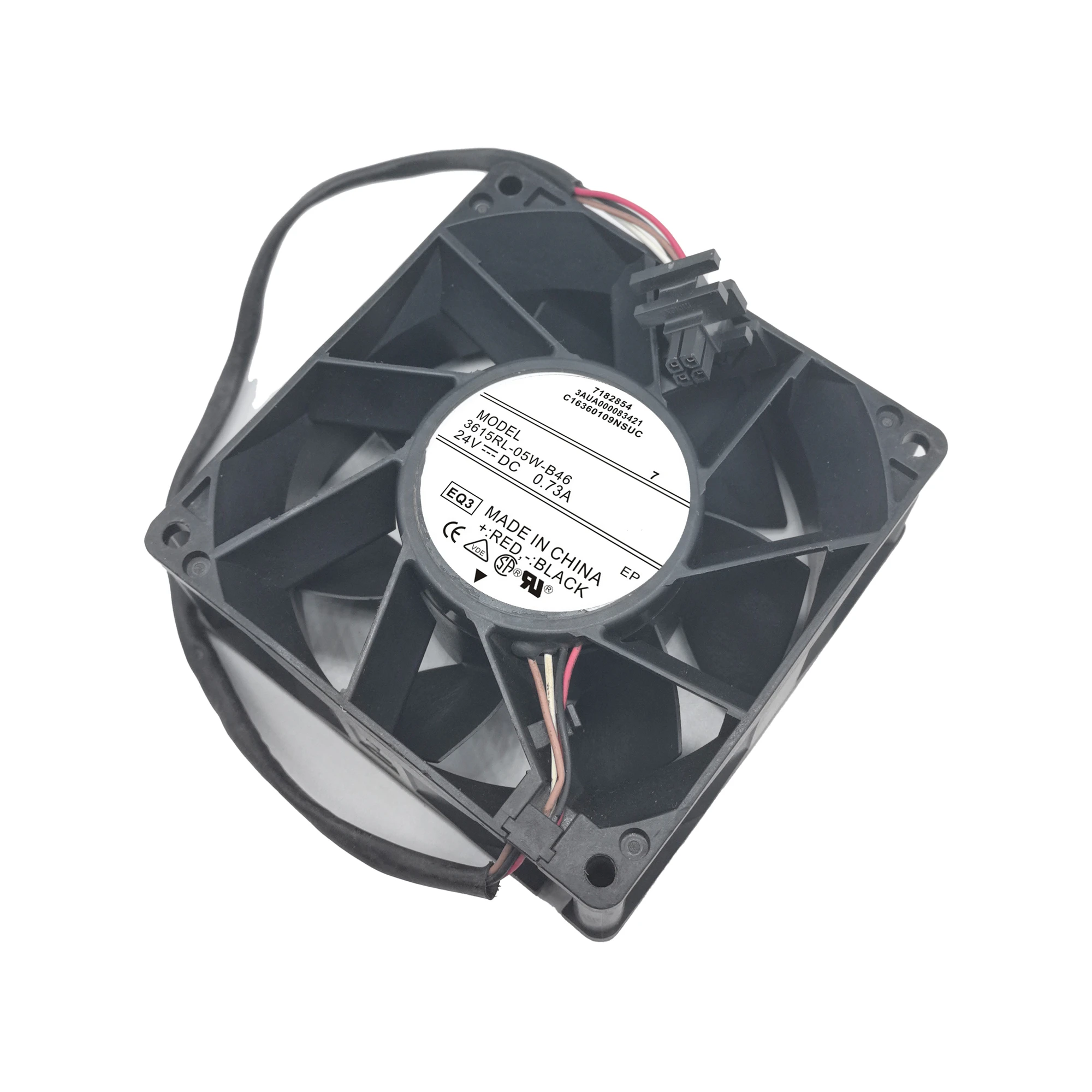 3615RL-05W-B46 DC 24 V 0,73 A 17,52 W 9038 90x90x38 mm, do wentylatora chłodzącego falownik ABB ACS880